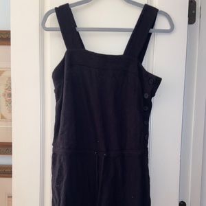 Madewell black romper small